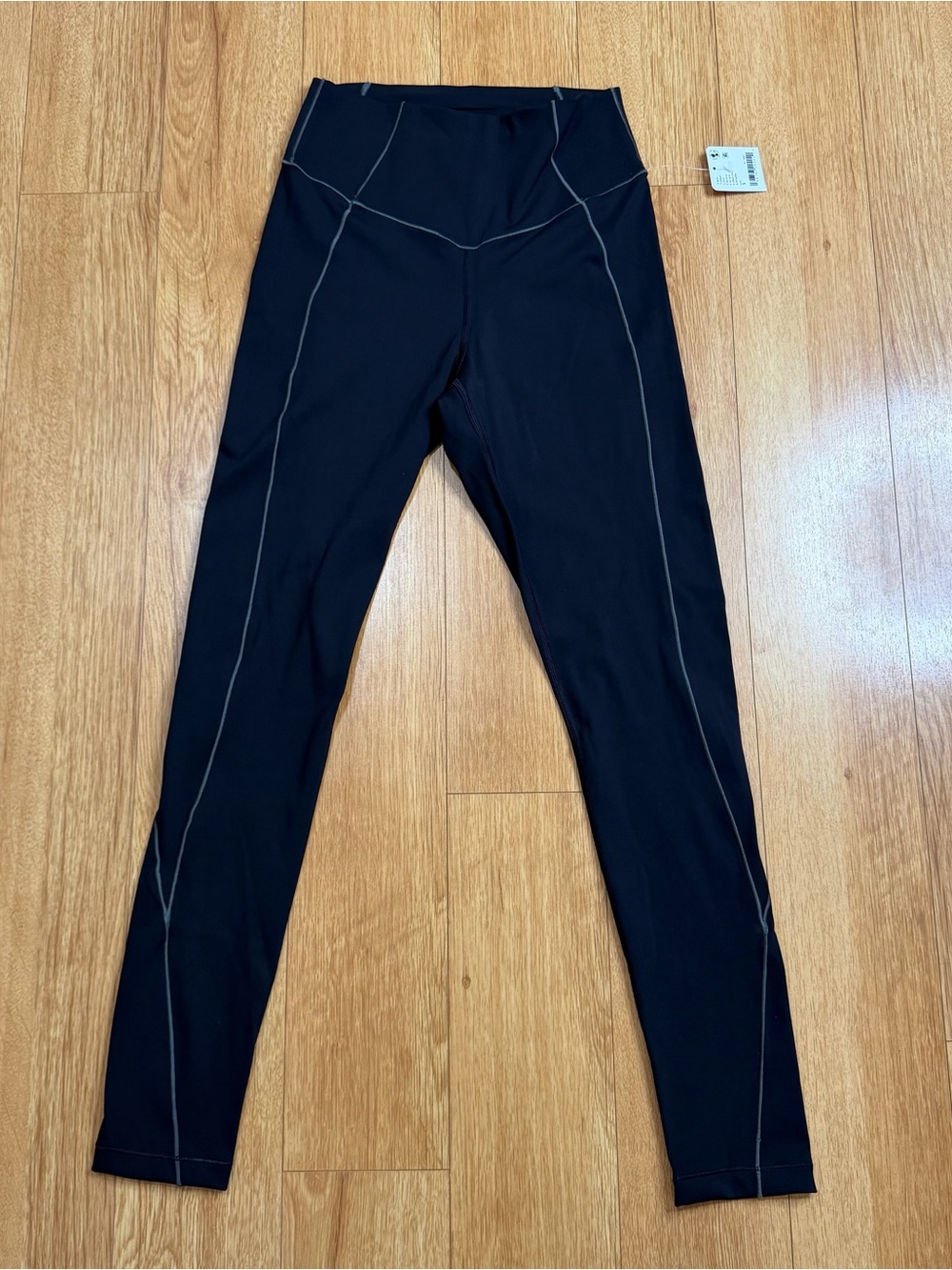 Free People FP Movement You’re A Peach Leggings Black Small High Waisted NWT New